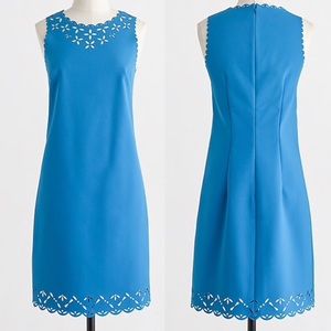 NWT Laser Cut Blue Dress from J. Crew Factory